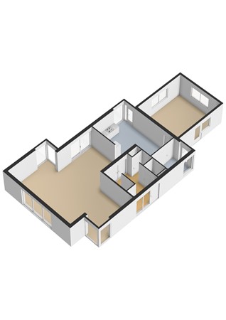 Floorplan - Jaap Bijzerweg 6, 3446 CR Woerden